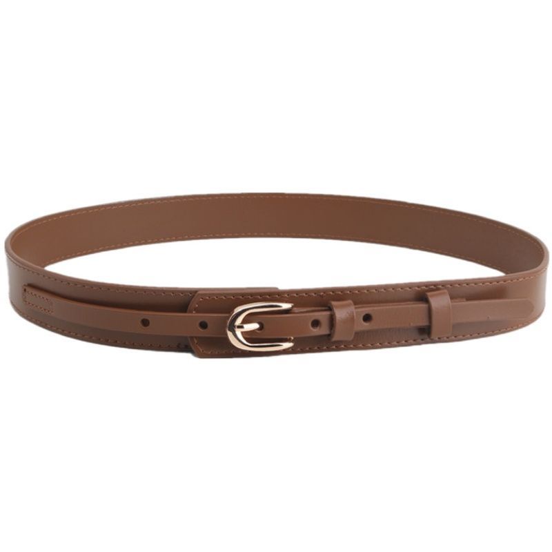 Oval needle buckle women's versatile casual belt belt belt GM126