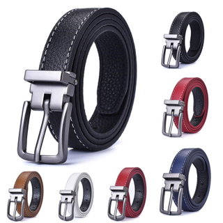 New Style Fashion Children Leather Belts Design Alloy Pin Buckle Boys Girls Kid Casual Waistband Jeans Adjustable Men's Belt