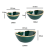 Nordic Ceramic Bowls for Salad, Fruit Snack, Soup, Dessert, Noodle Bowl Tray, Kitchen Tableware