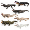 Simulated Wild Animal Model, Soft Rubber Crocodile Realistic Prop Toy, Soft Rubber Static Model Ornament