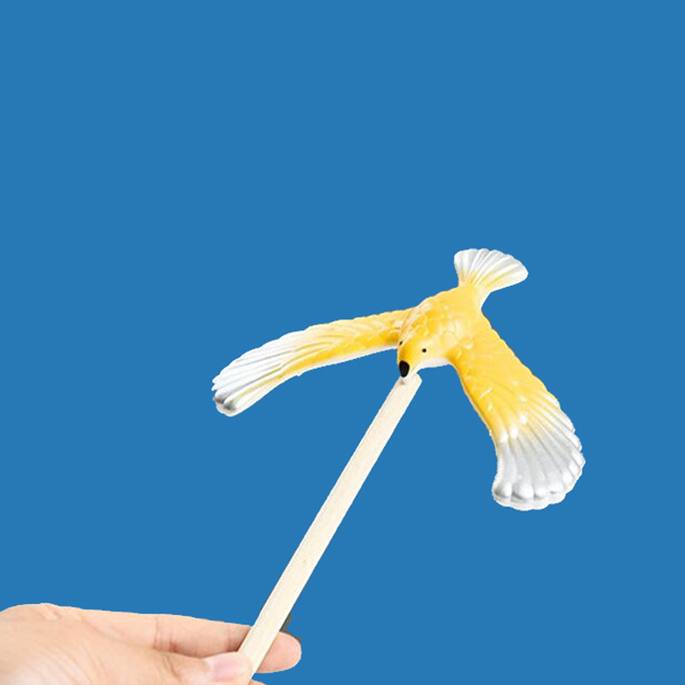 1 Set Amazing Balanced Eagle Bird Balancing With Stand Bird Desk Kids Toy Fun Learn Educational Toys for Kids Balancing Bird Toy