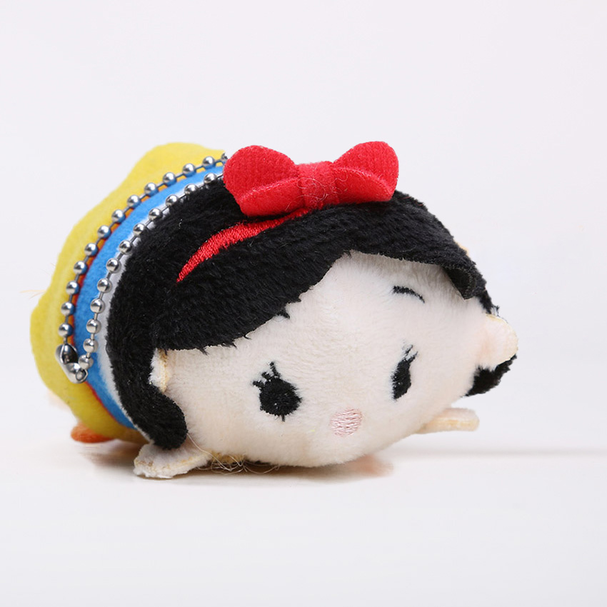 3.5" Mini Plush Toy Doll Cute Screen Cleaner Plush Toy Juguetes Snow White Mermaid Duck Dog Princess Cinderella Toys