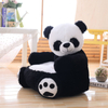 Cartoon Skin Teddy Bear Panda Unicorn Duck Plush Toys Kids Sofa Chair Seat Baby Nest Sleeping Bed Adult Pillow Stuffed Cushion