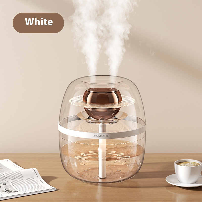 New Double Spray 3L Large Capacity Usb Home Silent Bedroom Office Night Light Double Spray Humidifier