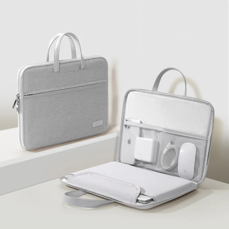 Notebook Pouch Laptop Bag Women Elegant 13.3 14 16 Inch Portable Laptop Sleeve Macbook Pro Case Handbag Briefcase Bag Travel