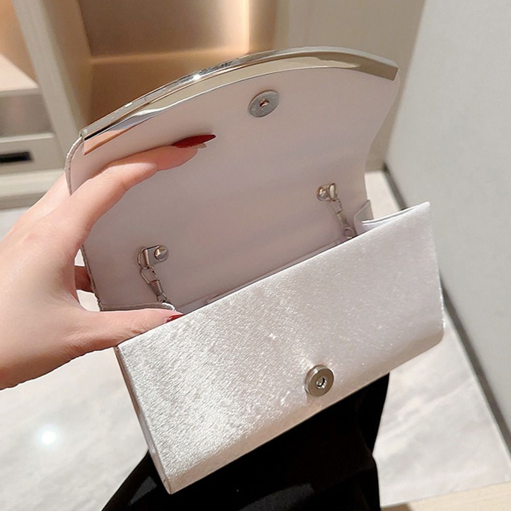 Gold Silver Evening Bag Luxury Chain Party Bags Purse Wedding