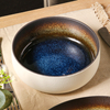 New Round Large Serving Hotel Colored Glazed Ceramic Soup Bowls Custom Special Italian Bowl Salad Bowl