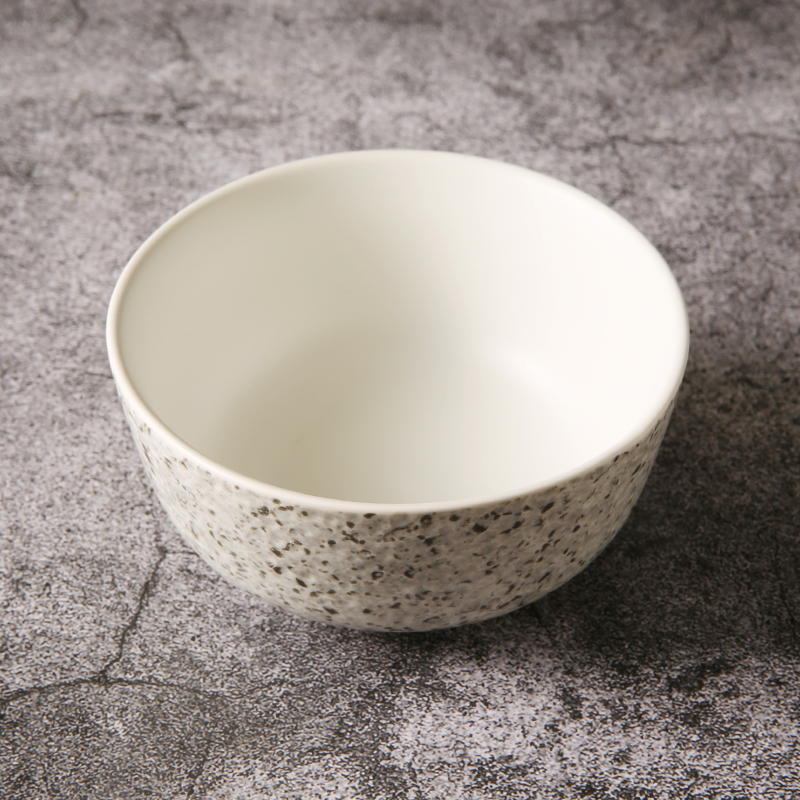 Factory Direct Wholesale Japanese Design Matte Cheap Big Under Glazed Bowls Ceramic Salad Bowl