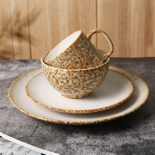  Nordic Ceramic Tableware Set Customized Porcelain Plates Dinner Dishes for Restaurant Hotel Ceramic Dinnerware Sets