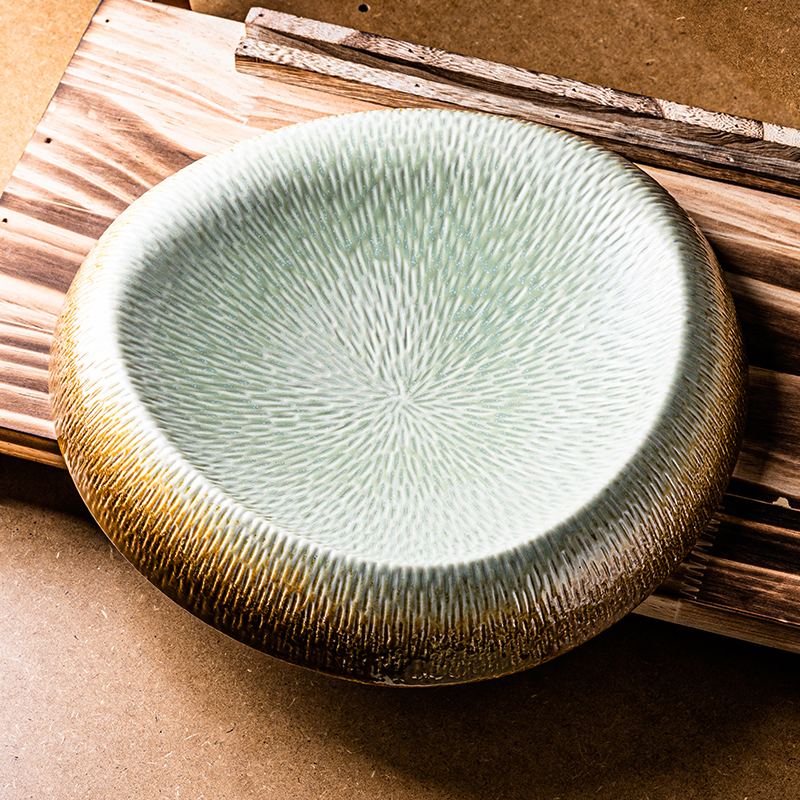 High quality ceramic plate hotel restaurant dinner dinnerware thick durable porcelain customized plate for restaurant