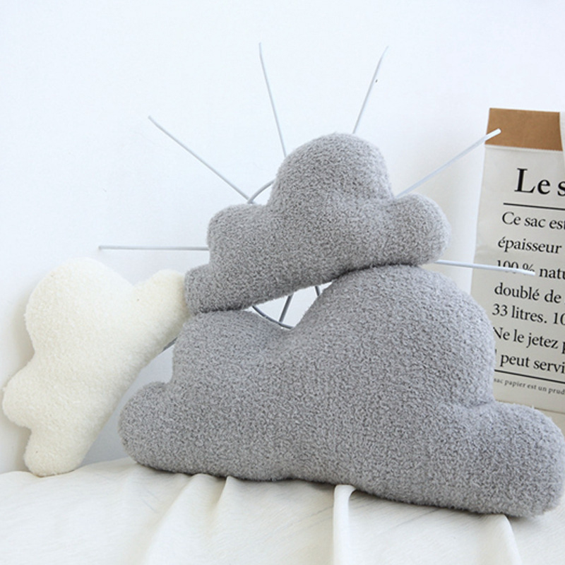 Cute 3 Sizes Super Soft Pillow Cushion Stuffed Plush Cloud Toy Bedding Girls Room PP Cotton Chair Sofa Home Decoration Gift