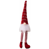 Christmas striped knitted hat Rudolf hanging leg doll Faceless doll Dwarf ornament Nordic style decoration