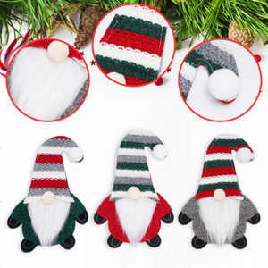 Christmas Faceless Doll Knife And Fork Set Restaurant Desktop Decoration