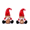 New Christmas White Bearded Faceless Doll Creative Design Elf Doll Rudolf Ornament