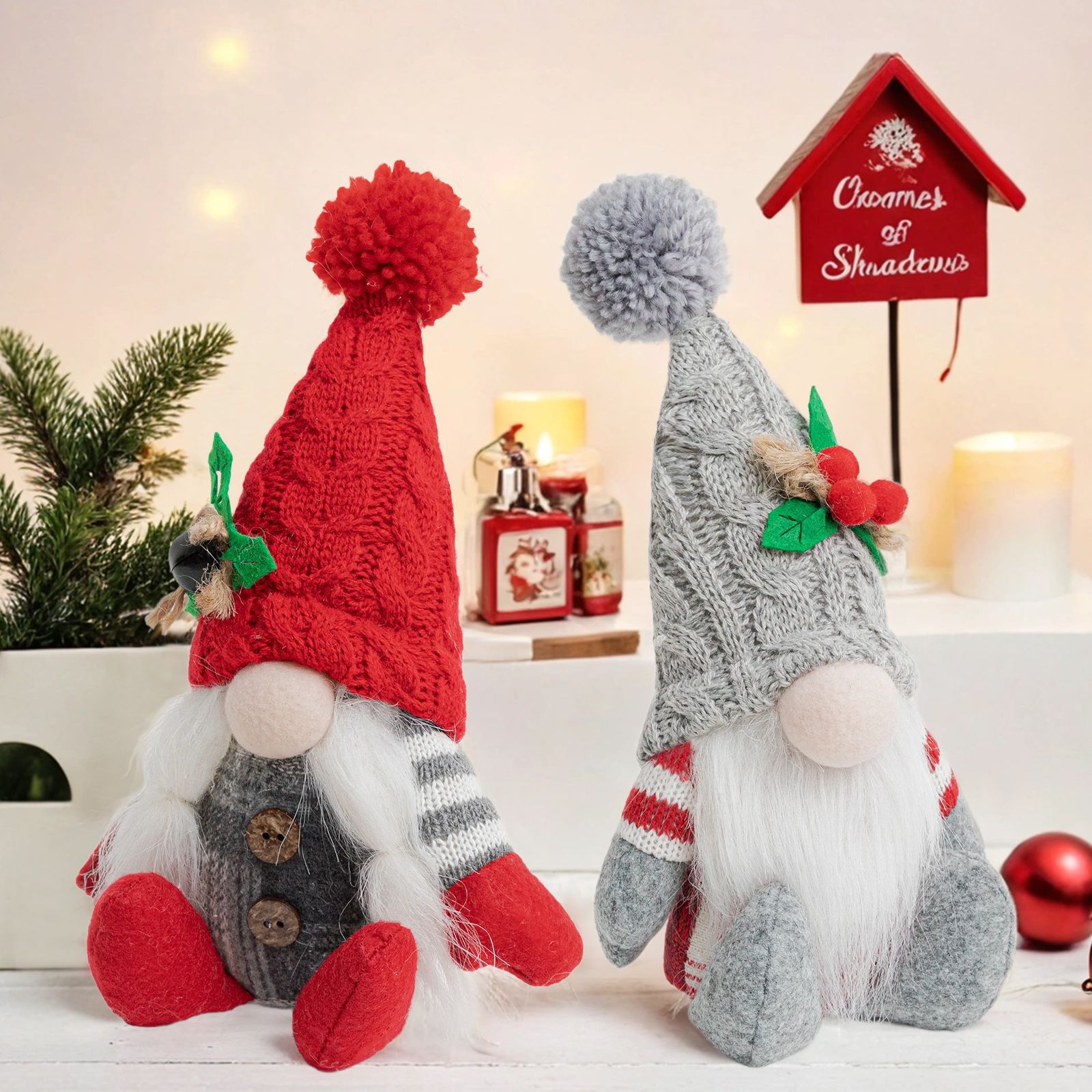  Border Faceless Elderly Dwarf Goblin Doll Decoration Scene Decoration Christmas Decoration
