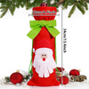 Christmas Decoration Wine Bottle Cover Creative Bow Tie Red Wine Set Restaurant Desktop Decoration Wine Accessories