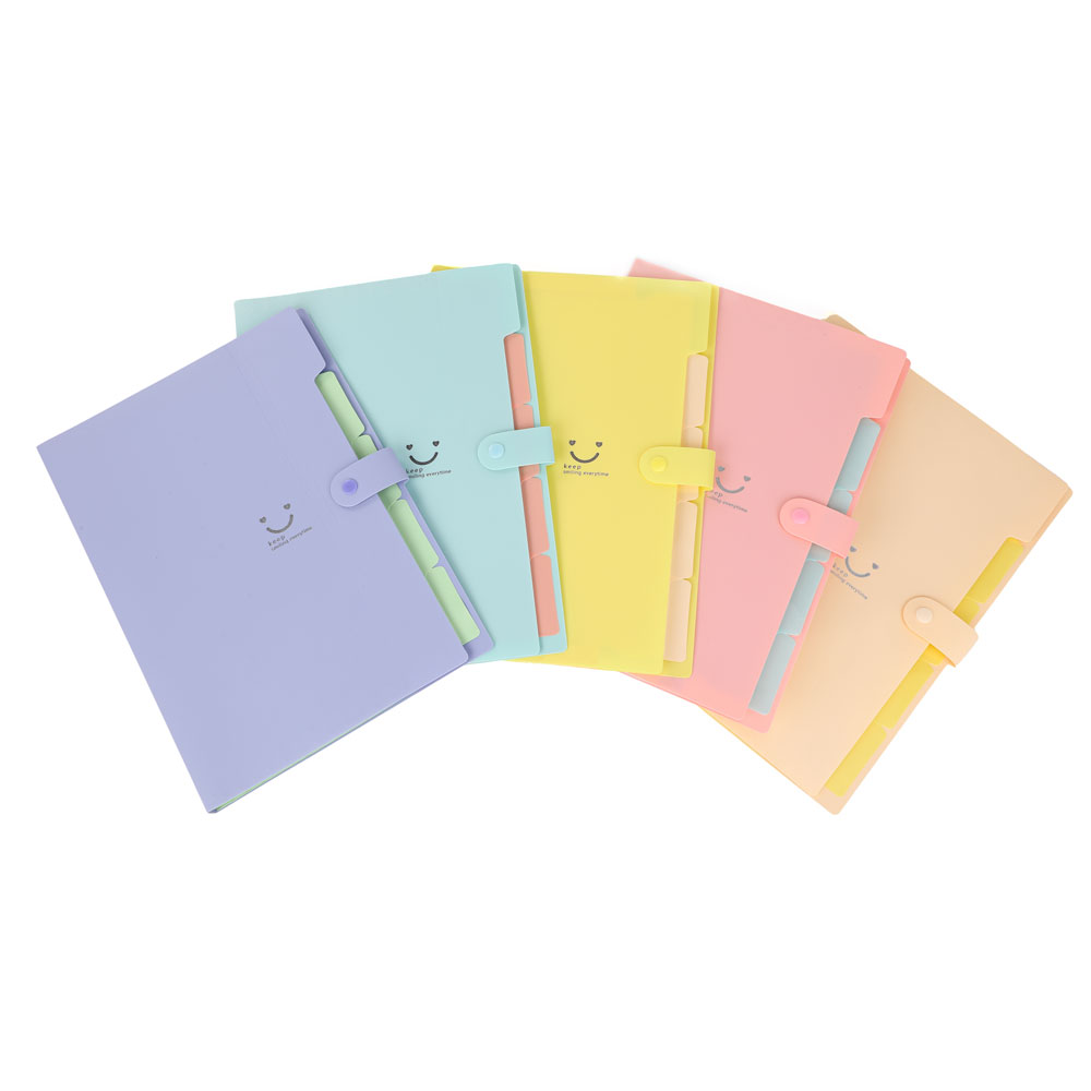 10 Pockets Waterproof PP Material Display Book A5 File Folder School Office Supplies Filing Products