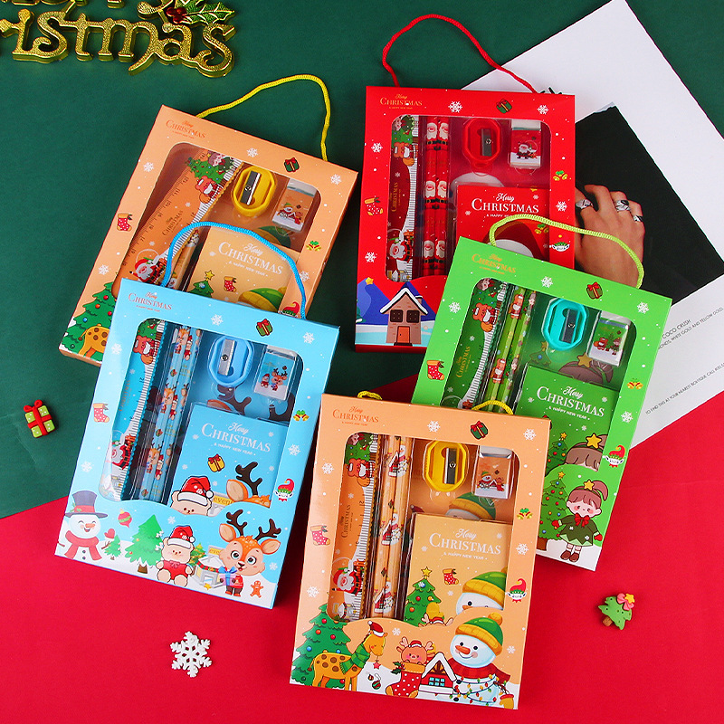 Custom Design Children Drawing Art Gift Box Packing Back To School Stationary Home Kids Stationery Set