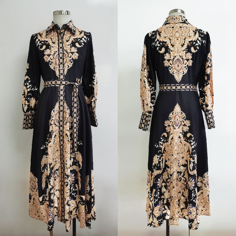 Wholesale In Uk Cheap Long Sleeve Black Muslim Abaya Robes Vestidos Women Islamic Clothing Ethnic Clothing Kaftans