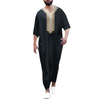 2024 Muslim Men Jubba Thobe Islamic Clothing Ramadan Mens Abaya Dress Long Robe Saudi Wear Musulman Caftan Jubah Dubai Dress