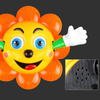 Kids Fun 360° Rotating Moving Flashing Sounding Sunflower Toy Toddlers Cute Cartoon Electronic Interactive Plant Educational Toy