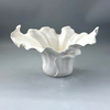 Modern Simple Flower Arrangement Irregular Flower Vase Printed Ceramic Vase Arrangement Living Room Soft Decorations ﻿