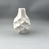 European Style Plain Fired White Ceramic Vase with Frosted Texture, Hydroponic Dried Flowers, Home Decoration Ornaments, Gifts, Handicrafts