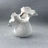 French Cream Ceramic Tabletop Vase Wabi-Sabi Ins Style Retro Art Soft Decoration for Home Living Room Matt for Flower