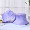 New Unisex Cotton Bucket Hats Women Summer Sunscreen Panama Hat Men Pure Color Sunbonnet Fedoras Outdoor Fisherman Hat Beach Cap