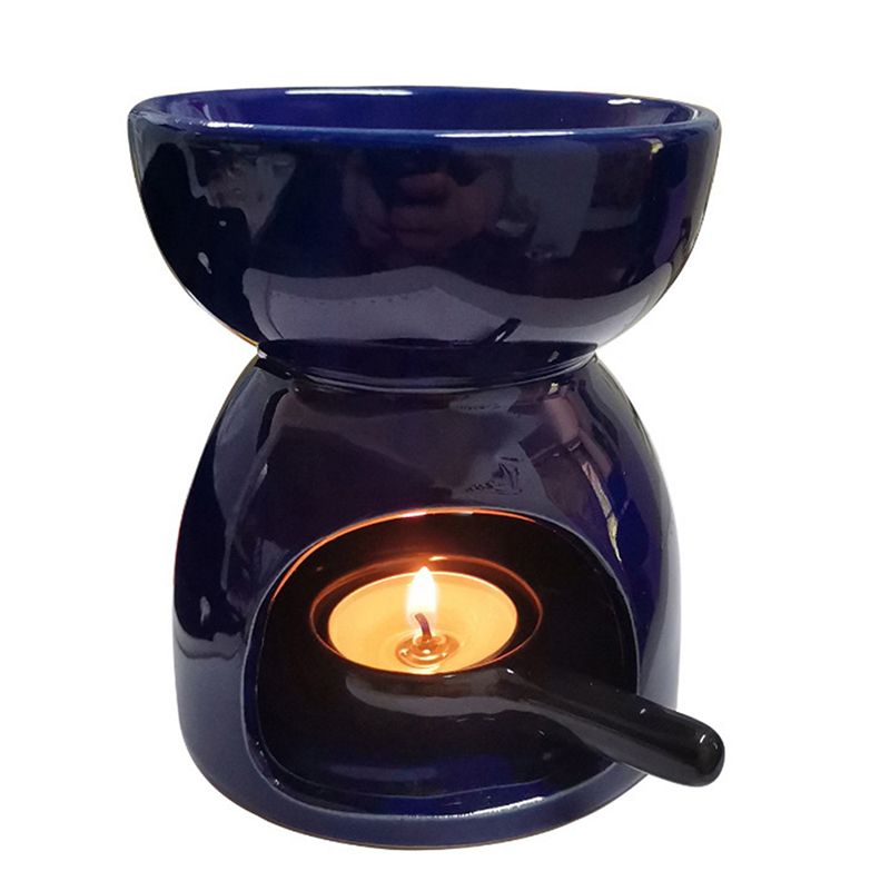  Ceramic Aroma Burner Essential Oil Aromatherapy Candle Holder New Durable Scent Lavender Fragrance Diffuser