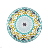 New Arrivals Black Embroidered Pouf Round Bohemian Meditation Ottoman Cover Floor Large Living Room Home Stool & Ottoman