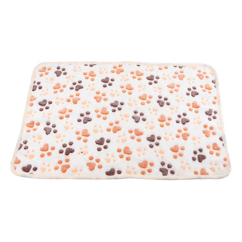 Fluffy Premium Comfort Super Soft Custom Paw Printed Washable Dog Blankets Pet Polar Fleece Material Blanket
