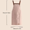 1pc Perfessional Kitchen Apron Women Waterproof Fashion Apron with Pockets Women Taller Waiter Apron Chef Work Uniform