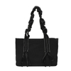 Women's Fabric Bag Exquisite And Versatile Underarm Bag, New Fashionable Simple Pleated Tote Bag, Casual Shoulder Bag