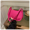 2024 Women's Patent Leather Handbag Versatile Fashion Shoulder Bag Casual Commuting Bag Girl Brand Designer Zipper Small Handbag