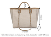 Women Totes Fashion Canvas Large Capacity Handbag Casual Chains Shoulder Bags Ladies Big Messenger Bag Shopping Bag