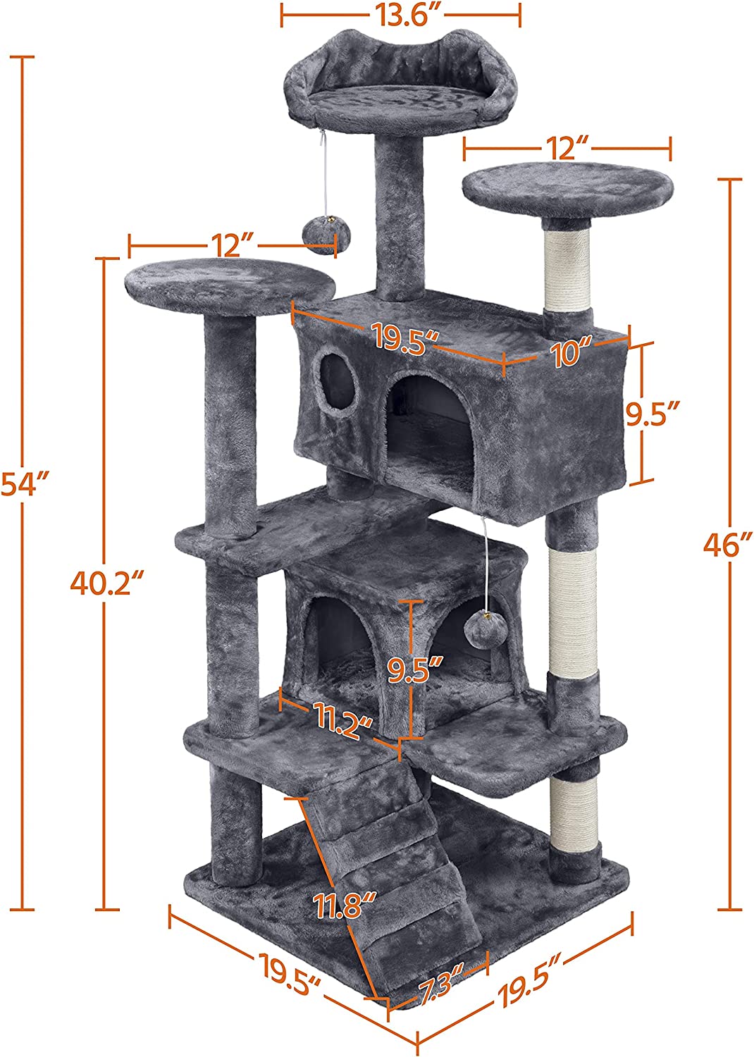 Wholesale Pet Toy Plush Animal Wholesale Luxury Large Cat Tree Tower Houses Cratcher Climbing Pet Cat Tree