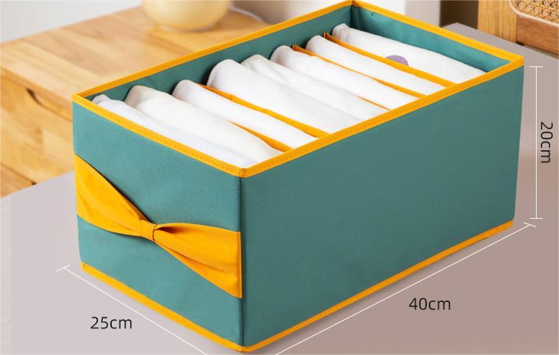 New Clothes Organizer Closet Wardrobe Fabric Clothes Organizer Clothing Pants Jeans Storage Box