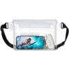 3 Layers High Waterproof Mobile Phone Bag Valuables Belt Bag For Beach Swimming Snorkeling with Adjustable Waist Strap Dry Bag