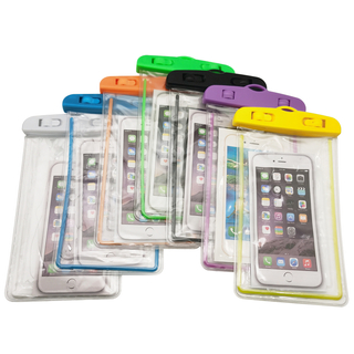 Swimming Transparent Mobile Phone Dry Bag Universal Mobile Phone Transparent Waterproof Sealed Drifting Beach Swimming Dry Bag