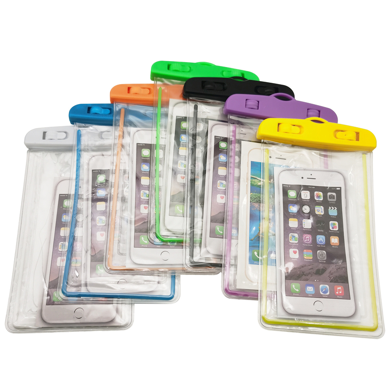 Swimming Transparent Mobile Phone Dry Bag Universal Mobile Phone Transparent Waterproof Sealed Drifting Beach Swimming Dry Bag