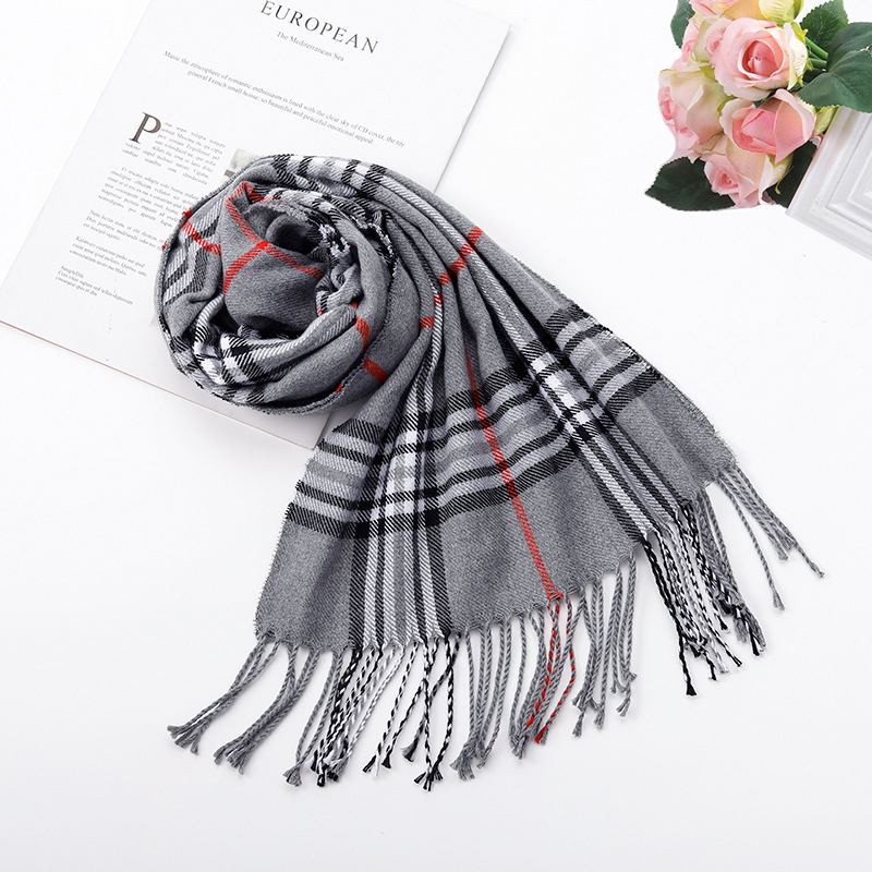  Super Soft Classic Cashmere Feel Winter Scarf
