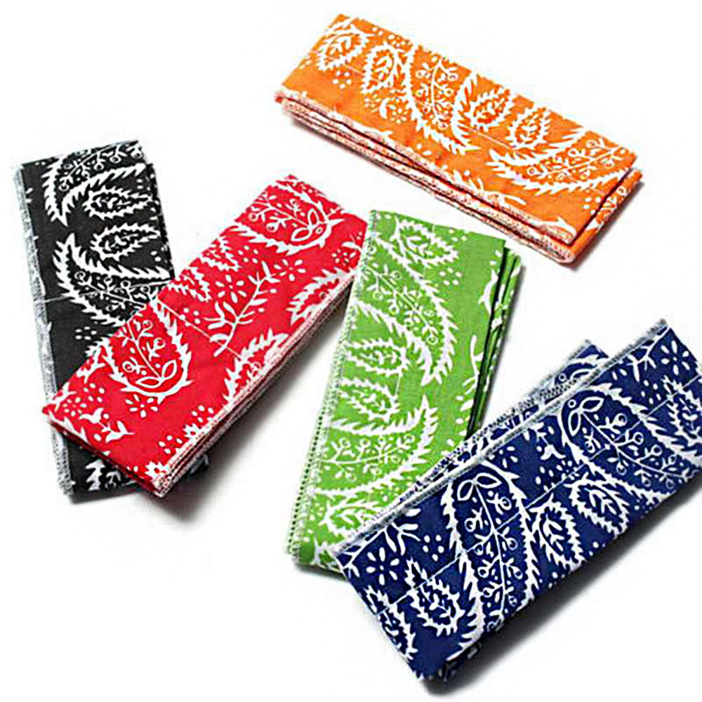 Scarf Cashew Flowers Hip Hop Printed Bandana Wristband Men Women Outdoor Headbands Band Wrist Wraps Hair Scarves
