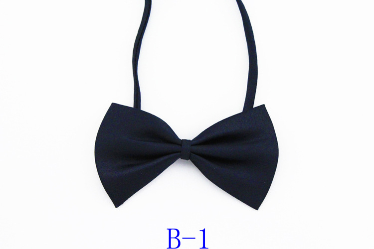 Adult Best Man Wedding Collar Wedding Dress British Korean Version Red Black Men's Bow Single Tie Women