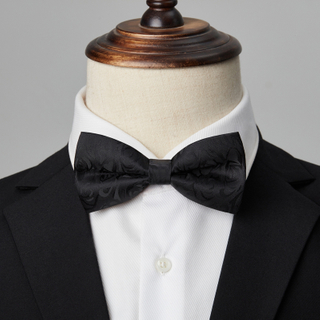 1PCS Bow Ties for Men Wedding Bowtie Black Neck Tie Adjustable Bowknot Classic Butterfly Cravat Adult Double Tie Business Gift