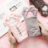 1 Piece Kawaii Cute Cartoon Cat Paw Pen Pencil Bag School Office Supplies Stationery Makeup Pouch Cosmetics Case