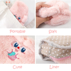 Large Capacity Plush Pencil Case Kawaii Student Multifunctional Stationery Bag Trend Personality Soft Cute Wallet Makeup Bag