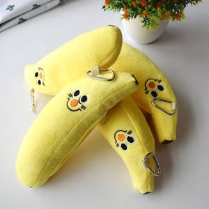 Kawaii Pencil Cases Banana Pencil Case Trousse Scolaire Plush Stationery Estuche Escolar School Accessories Cute School Supplies