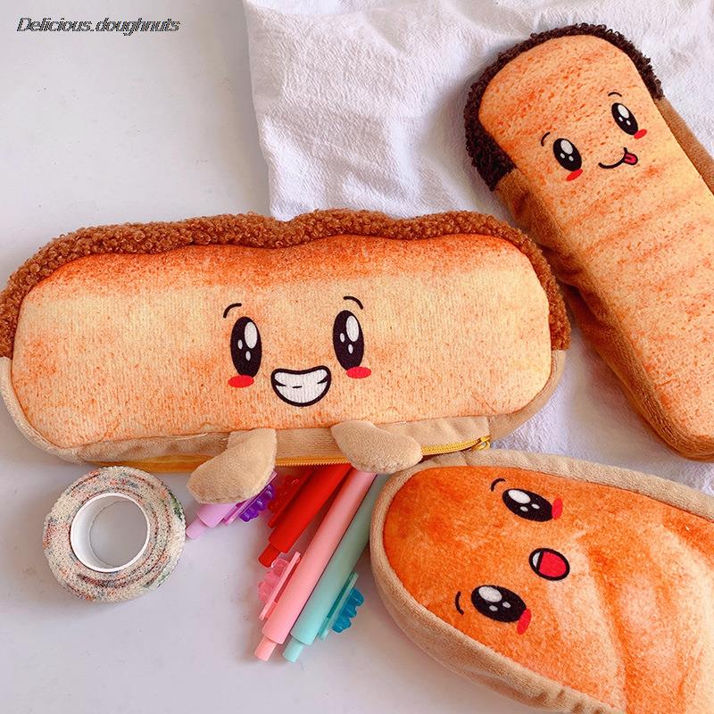 Item Name: Pencil Case Material: Plush Features: Smooth Zipper, Large Capacity, Cartoon, Portable Size Details: 20cm X 9cm X 8cm/7.87" X 3.54" X 3.15"(Approx.)