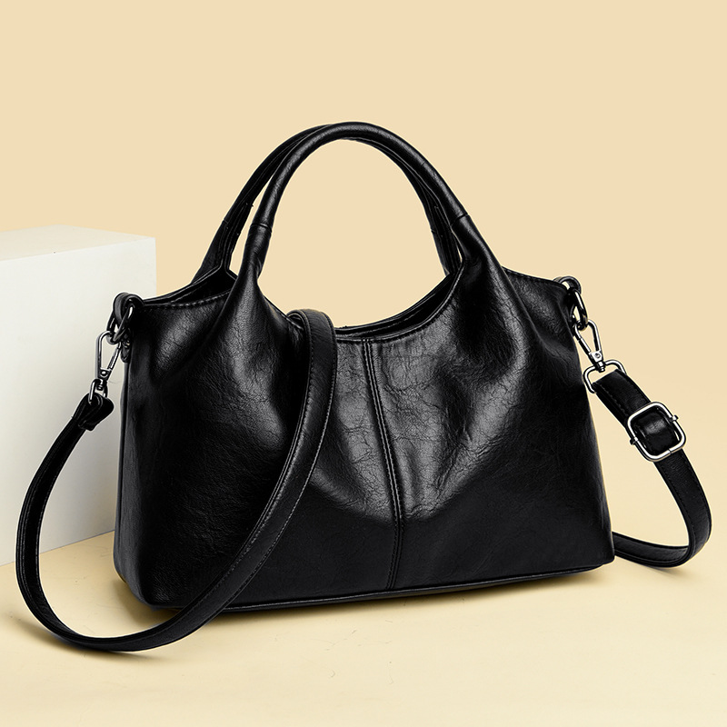 2024 New Women's Bag Foreign Trade Cross Border Lightweight Commuter Crossbody Bag Texture Soft Leather Handbag Women's Small Bag